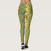 OSTEREIER ~ Grün Gelb 3D ~ Leggings (Rückseite)