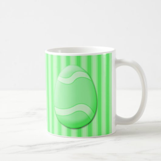 Ostereier (grün) Kaffeepause Tasse (Rechts)