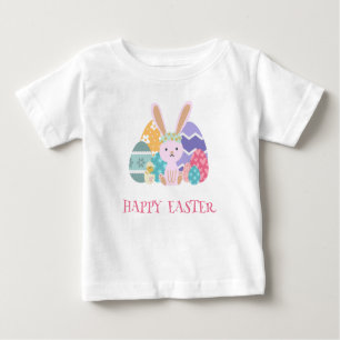Ostereier Happy Hoppy Ostertag Baby T-shirt