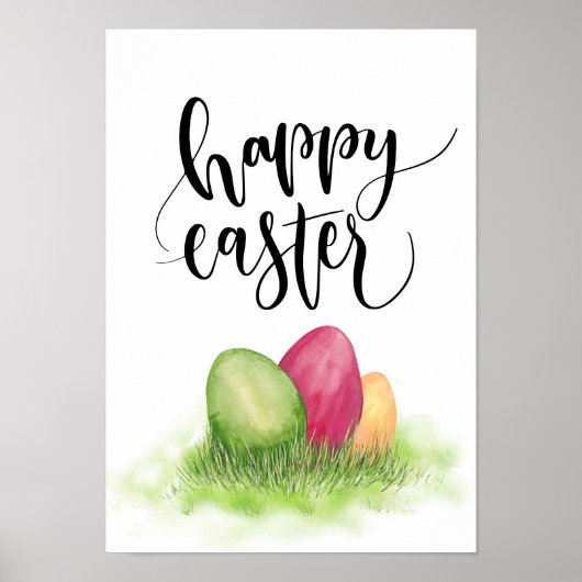 Ostereier Happy Osterposter Poster (Vorne)