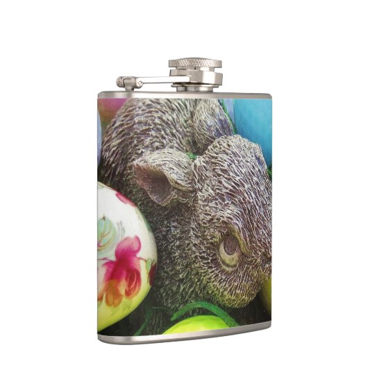 Ostereier, Hasen- und Golfbälle Flachmann (Rechts)