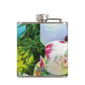 Ostereier, Hasen- und Golfbälle Flachmann (Rückseite)