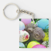 Ostereier, Hasen- und Golfbälle Schlüsselanhänger (Vorderseite)