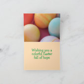 Ostereier, hausgemacht karte (Innenseite)