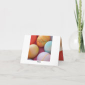 Ostereier, hausgemacht karte (Rückseite)