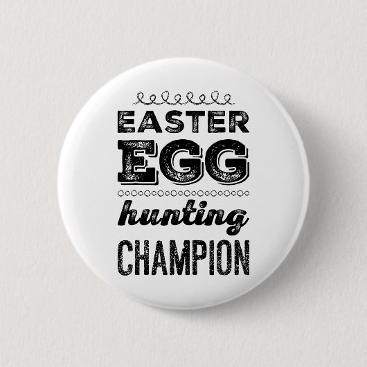 Ostereier-Held Ostereier-Jagd-Champion Ostern Button (Vorderseite)