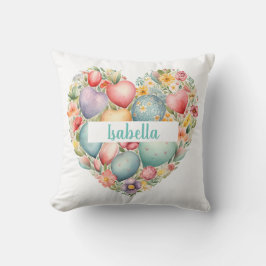 Ostereier Herz Kissen