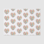 Ostereier Herz Seidenpapier (Vorderseite)