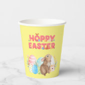 Ostereier Hoppy Ostertag Pappbecher (Vorderseite)
