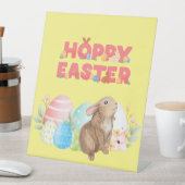 Ostereier Hoppy Ostertag Sockelschild (In Situ)