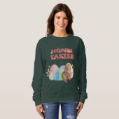 Ostereier Hoppy Ostertag Sweatshirt (Vorne ganz)