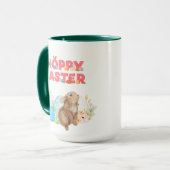 Ostereier Hoppy Ostertag Tasse (Vorderseite Links)