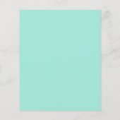 Ostereier Hunt Brunch Wasserfarbe modern blau (Rückseite)