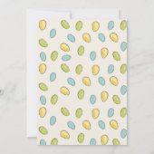 Ostereier Hunt Bunny Niedliches Kaninchen Einladung (Rückseite)