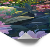 Ostereier Hunt Bunny Poster (Ecke)