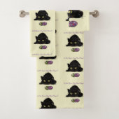 Ostereier Hunt Cat Funny Badhandtuch Set (Insitu)