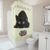 Ostereier Hunt Cat Funny Duschvorhang (Beispiel)