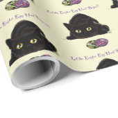 Ostereier Hunt Cat Funny Geschenkpapier (Rolleneckpunkt)