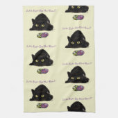 Ostereier Hunt Cat Funny Geschirrtuch (Vertikal)