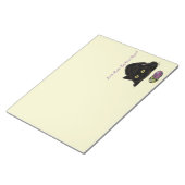 Ostereier Hunt Cat Funny Notizblock (angewinkelt)