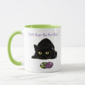 Ostereier Hunt Cat Funny Tasse (Links)