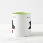 Ostereier Hunt Cat Funny Tasse (Zentrum)