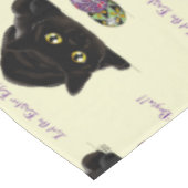 Ostereier Hunt Cat Funny Tischdecke (Schrägansicht)