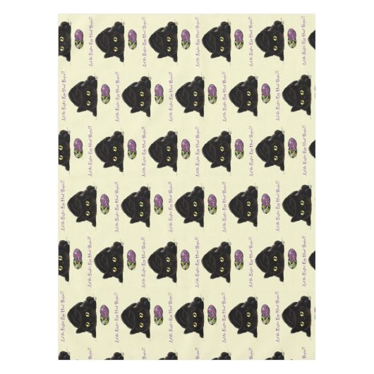 Ostereier Hunt Cat Funny Tischdecke (Vorderseite)