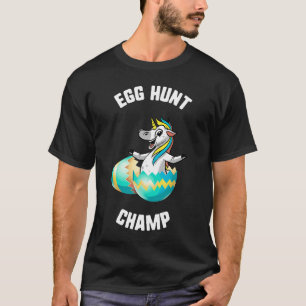 Ostereier Hunt Champ Unicorn Ei Bunny kids Spri T-Shirt