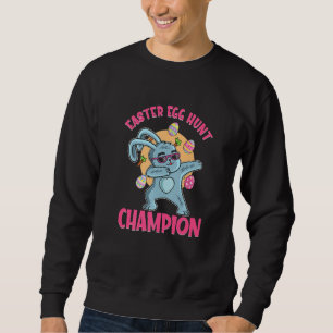 Ostereier Hunt Champion Dabbing Bunny Happy Easte Sweatshirt