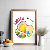 Ostereier Hunt - Frohe Ostern! Poster