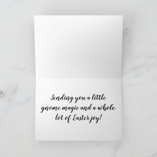 Ostereier Hunt Gnome Karte (Innenseite)