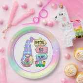 Ostereier Hunt Gnome Pappteller (Party)