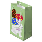 Ostereier Hunt Ostern Sonne und Eier Kleine Geschenktüte (Rückseite Schrägansicht)