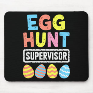 Ostereier Hunt Supervisor Rabbit Bunny Ostertag Mousepad