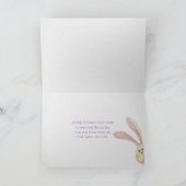 Ostereier im Korb mit Entnahme Karte (Innenseite)