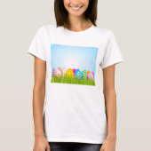 Ostereier im T - Shirt der Grasfrauen (Vorderseite)