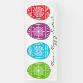 Ostereier im ukrainischen Stil, eigener Text 2.5'  Banner (Vertikal)