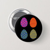 Ostereier in Farbe Button (Vorne & Hinten)