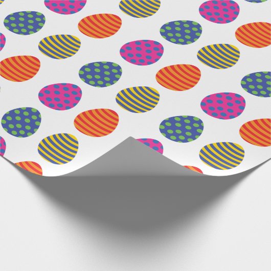 Ostereier in Farbe Geschenkpapier (Ecke)