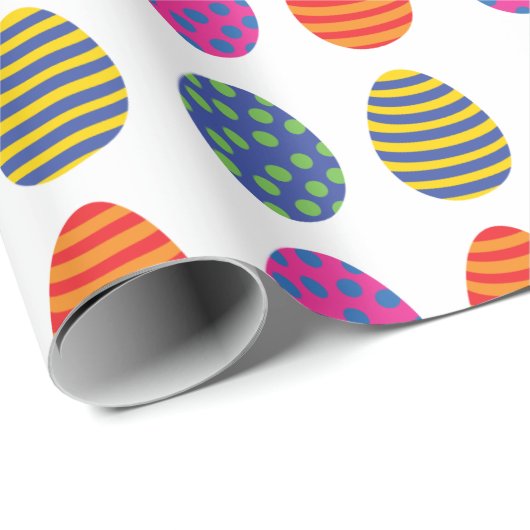 Ostereier in Farbe Geschenkpapier (Rolleneckpunkt)