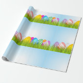 Ostereier in Graswaschpapier Geschenkpapier (Ungerollt)
