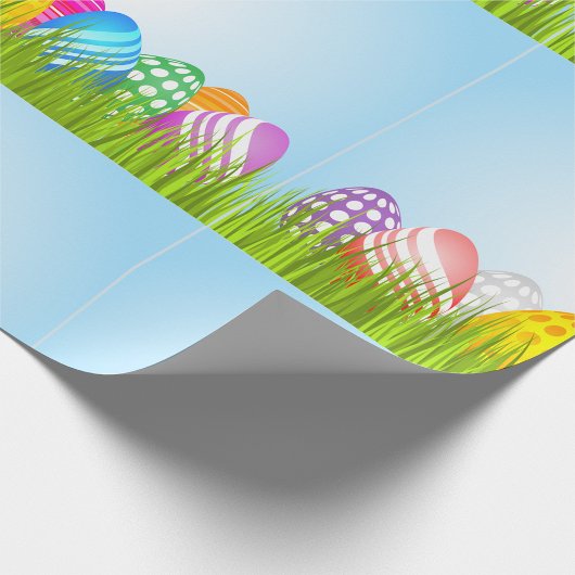 Ostereier in Graswaschpapier Geschenkpapier