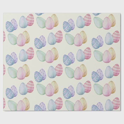 Ostereier in klassischer Farbe Geschenkpapier (Flach)