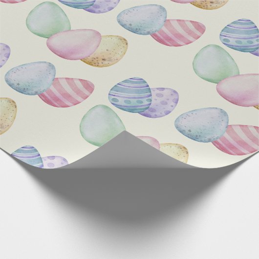 Ostereier in klassischer Farbe Geschenkpapier (Ecke)