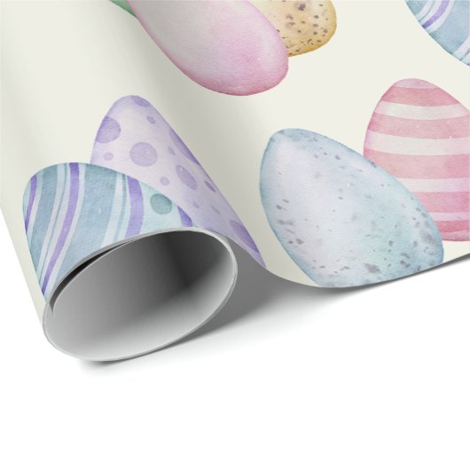 Ostereier in klassischer Farbe Geschenkpapier (Rolleneckpunkt)