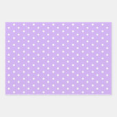 Ostereier in lila Pastellfarben Set von 3 Geschenkpapier Set (Vorderseite 3)