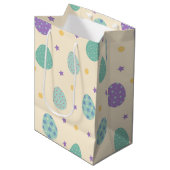 Ostereier in Pastellfarben Mittlere Geschenktüte (Vorderseite Schrägansicht)
