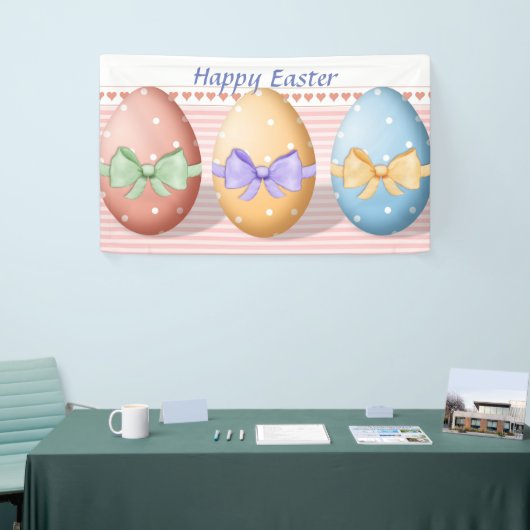 Ostereier Innendekoration Banner (Messeveranstaltung)