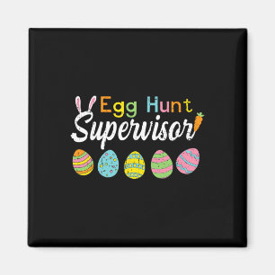 Ostereier-Jagd-Aufseher Lustige Ostern-Shirts Mama Magnet